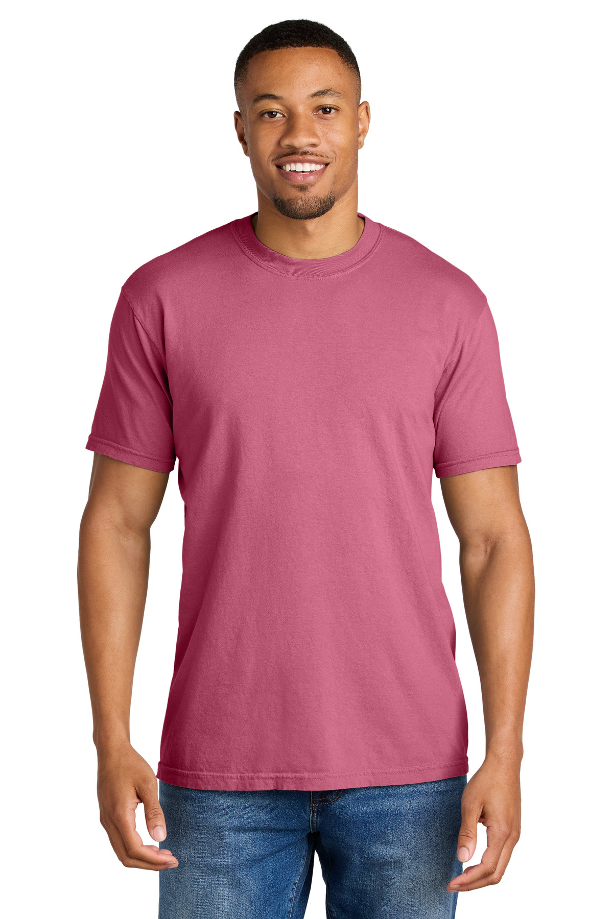 Mauve men’s t-shirt short sleeve classic fit of Ad It Up in Albuquerque