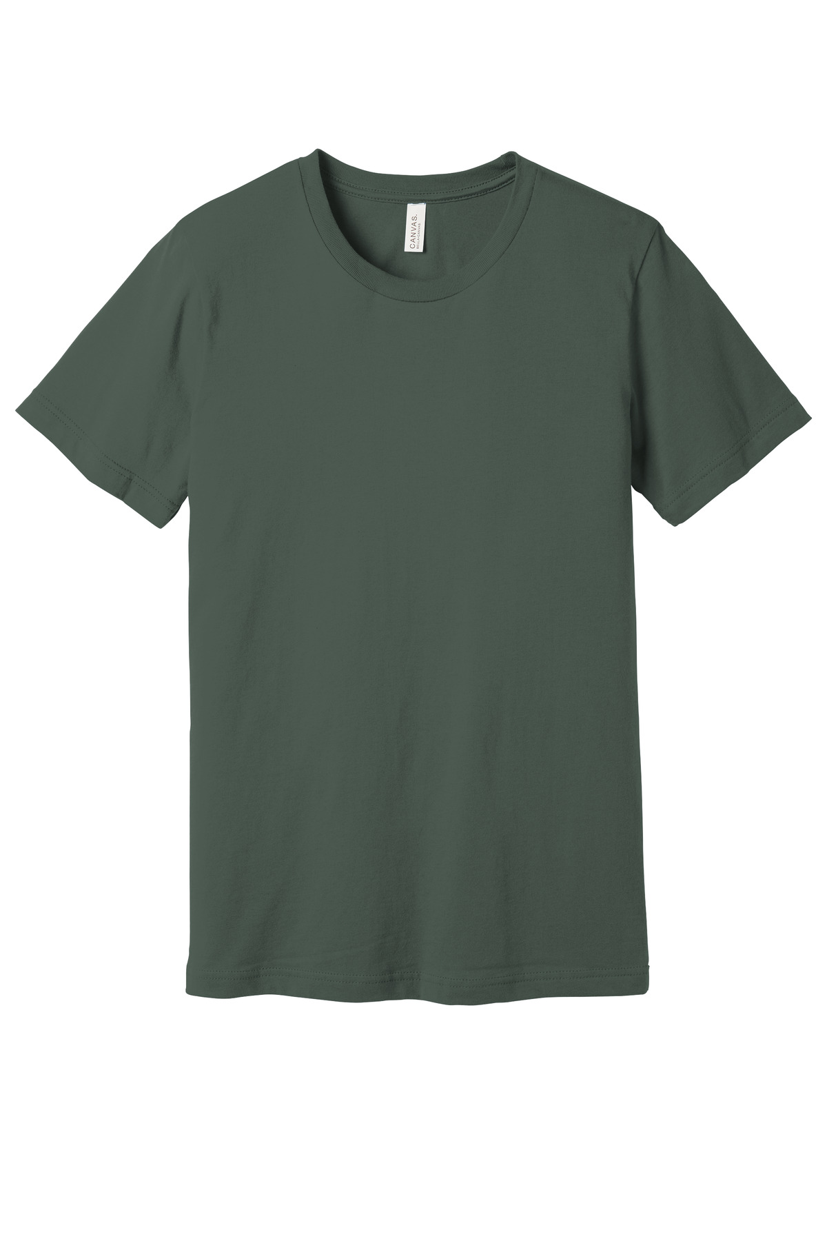 Olive green blank t-shirt mockup short sleeve of Ad It Up in Albuquerque