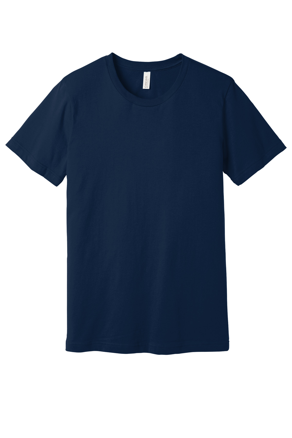Navy blue blank t-shirt mockup short sleeve of Ad It Up in Albuquerque
