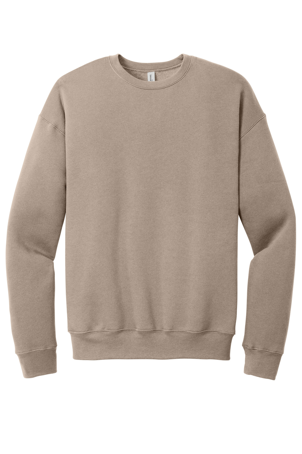 Sand beige crewneck sweatshirt classic fit of Ad It Up in Albuquerque