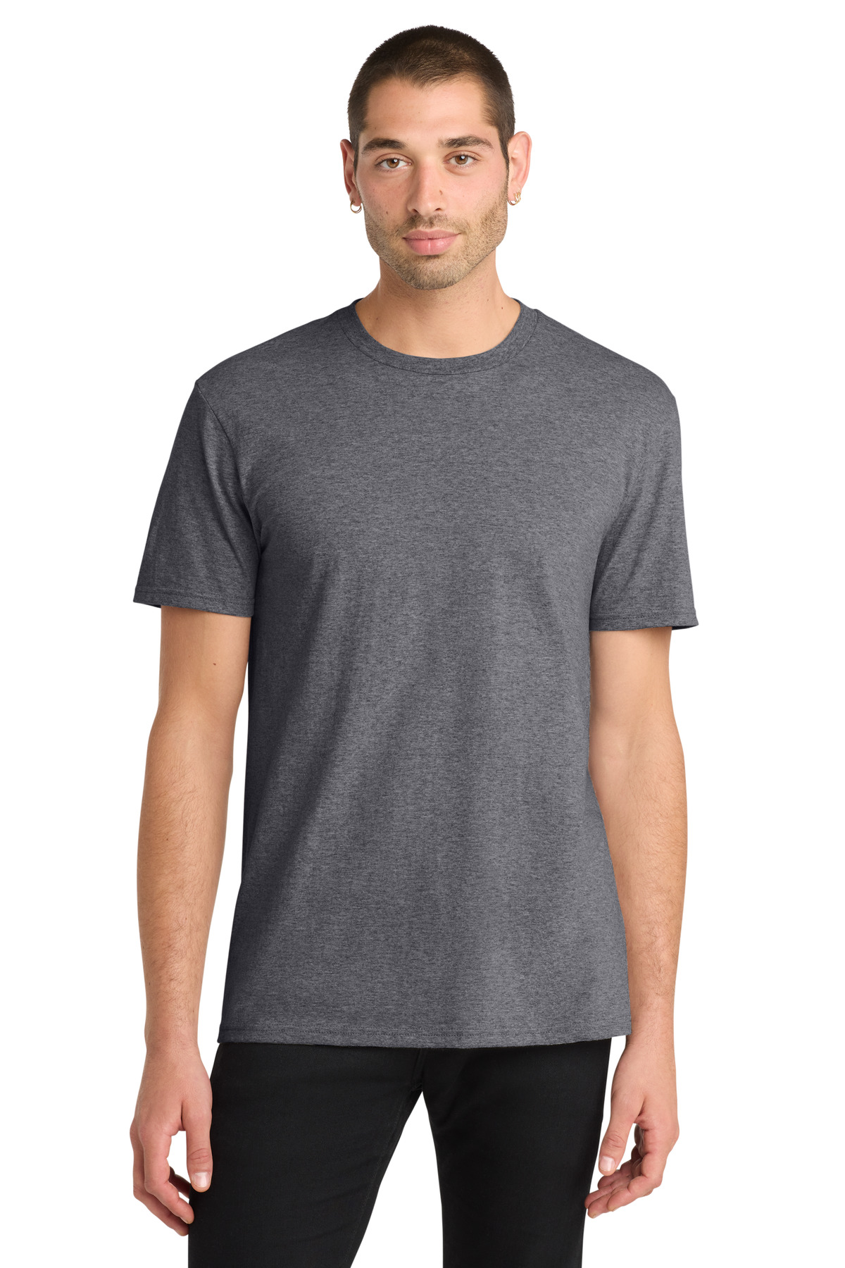Heather charcoal men’s t-shirt short sleeve modern fit of Ad It Up in Albuquerque