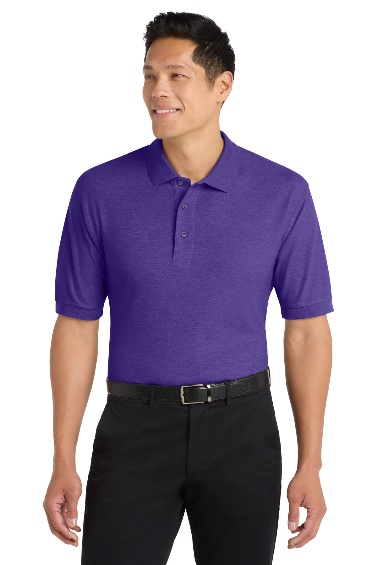 Men’s Purple polo shirt classic fit short sleeve of Ad It Up in Albuquerque