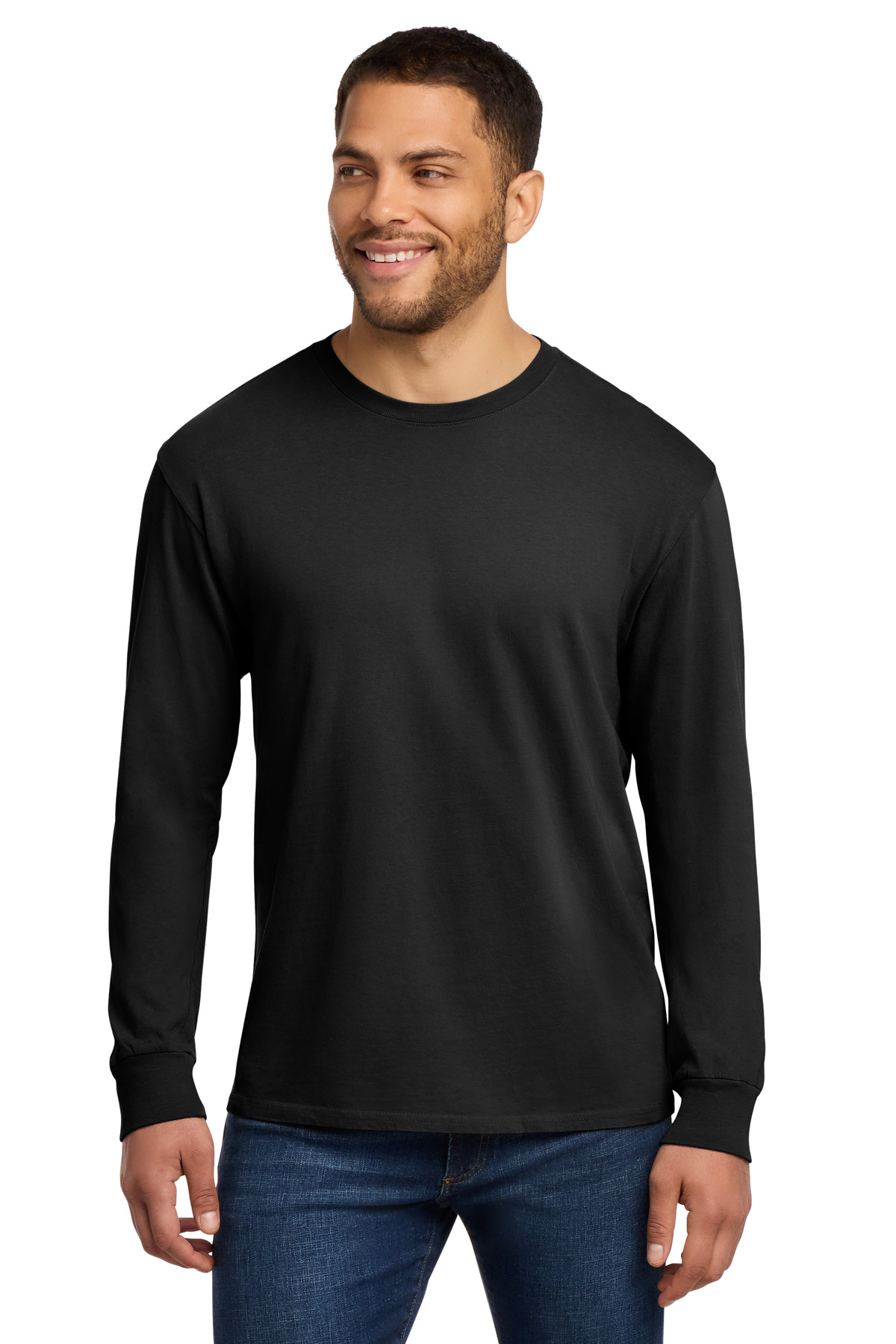 Men’s black long-sleeve t-shirt of Ad It Up in Albuquerque