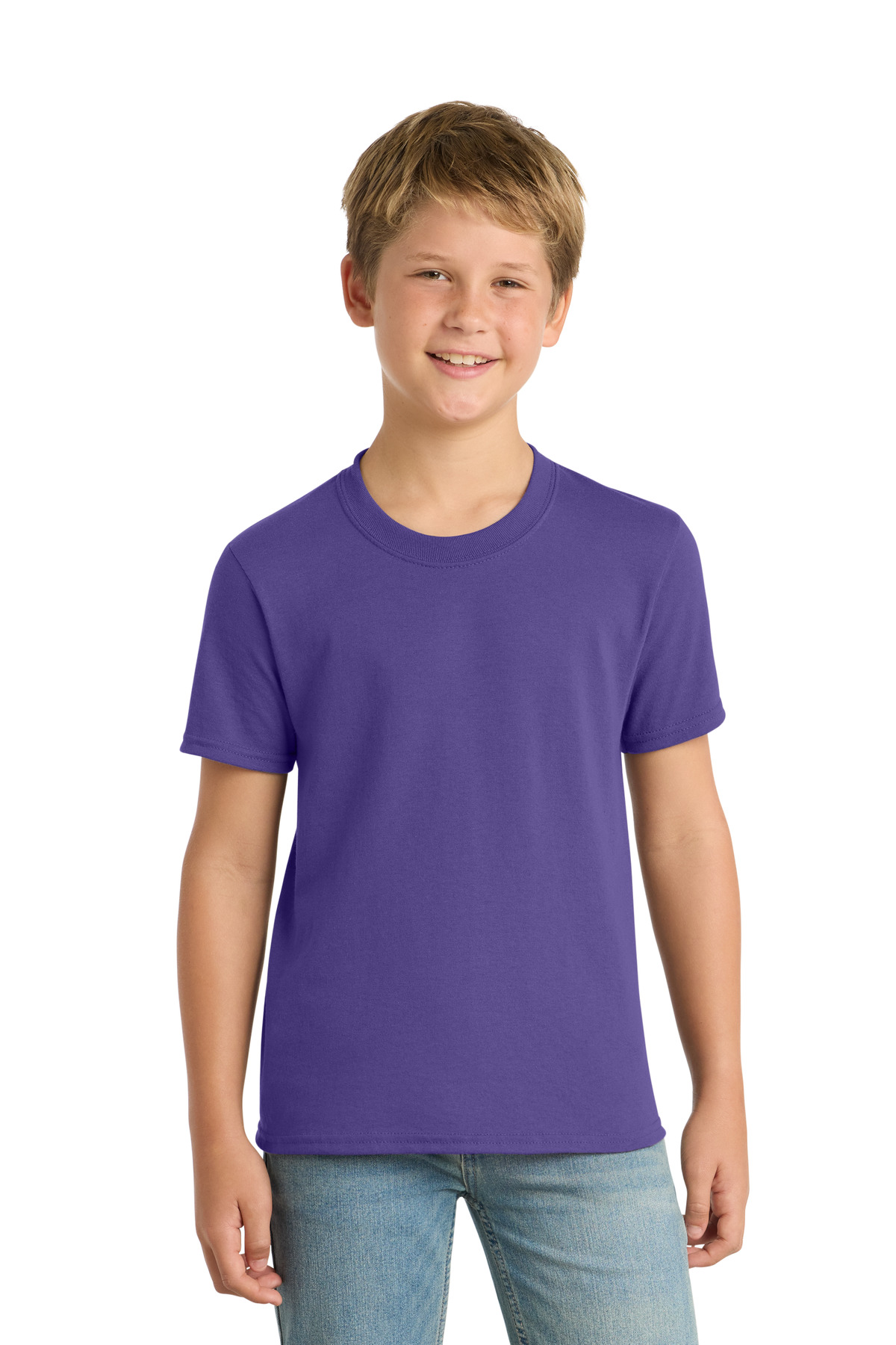 Kids light purple short-sleeve t-shirt of Ad It Up in Albuquerque