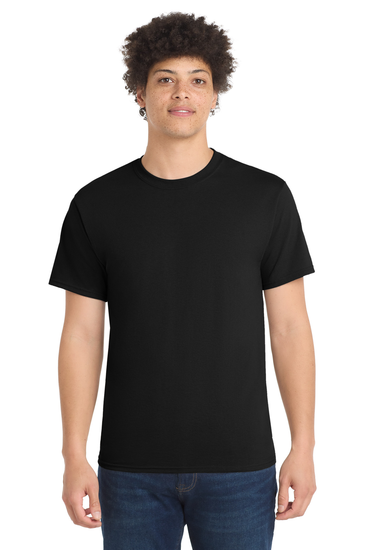 Black men’s t-shirt short sleeve classic fit of Ad It Up in Albuquerque